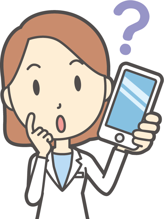 疑問に感じている女性