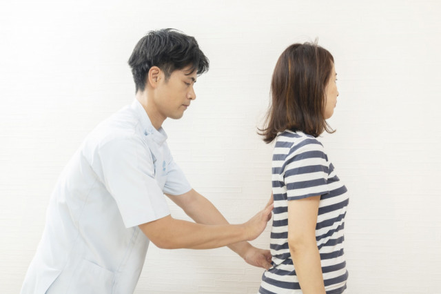 施術のようす