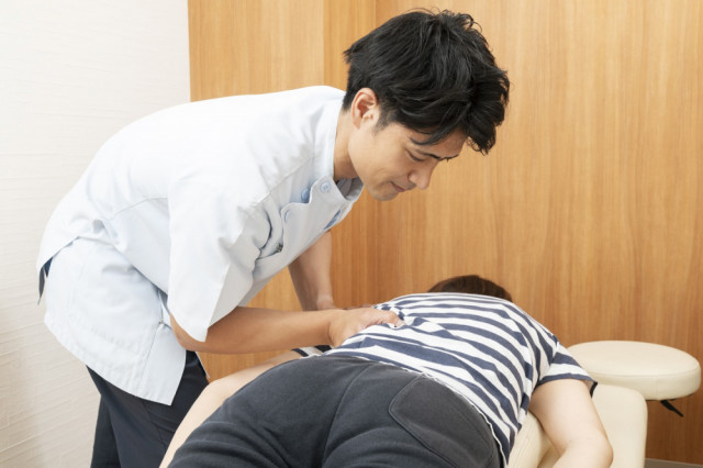 施術の様子