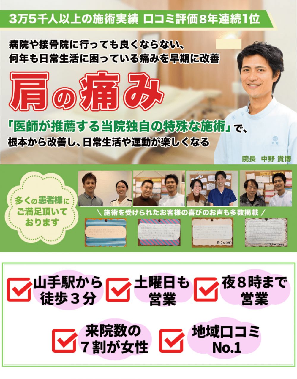 肩の痛み